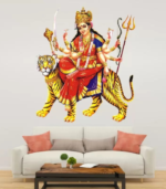 Maa Durga 3D Wall Sticker1